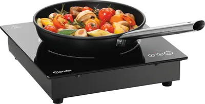 Zdjęcie produktu dla Bartscher 201TC, Czarny, Wbudowany, 32 cm, Płyta indukcyjna strefowa, Szkło, 1 stref(y)