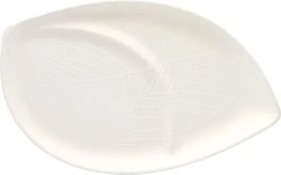 Produktbild von Teller "Folia" Zuckerrohr 2-geteilt 1,5 cm x 30 cm x 47,2 cm