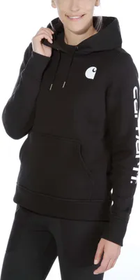 Produktbild von Carhartt Logo Kapuzenpullover Schwarz XS Schwarz XS