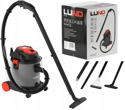 Obrázek produktu pro LUND 1200-W – Vysavač s funkcí mytí a vysávání – pro čištění čalounění a koberců, suché i mokré čištění