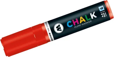 Produktbild von Windowmarker Chalk nachfüllbar 4-8mm rot Packung mit 6 Stück