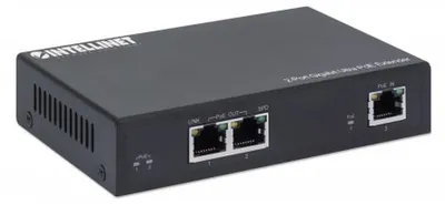Immagine prodotto di Intellinet 561600 INTELLINET 2-Port Gigabit Ultra PoE-Extender 60W um 100m
