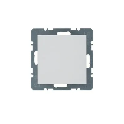 Image de Plaque d'obturation blanc polaire/brillant avec partie centrale - Élément de base avec plaque de recouvrement centrale 10098989