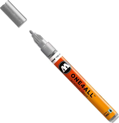 Immagine prodotto di Marcatore acrilico Molotow ONE4ALL | 127HS | Argento metallizzato | 2 mm