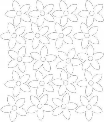 Produktbild von Wandaufkleber Blumen, 20 Stück, weiß glänzend