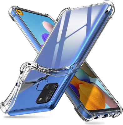 Zdjęcie produktu dla Etui do Samsung Galaxy A21S - odporne na wstrząsy, przezroczyste etui na telefon komórkowy, odporne na zarysowania, ultracienkie etui ochronne Phonillico®