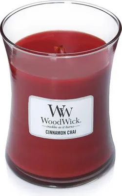 Immagine prodotto di WoodWick 92104 candela di cera Altro Cannella, Vaniglia Rosso 1 pz