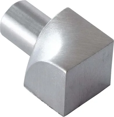 Produktbild von Dalsys Inneneck für Fliesenschiene Viertelkreisprofil Edelstahl Gebürstet 10mm, Fliesenprofil