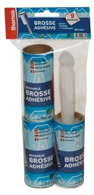 Image de Brosse Adhésive + 2 Recharges 9 Feuilles - Thomas