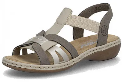Produktbild von Rieker Sandalette beige-kombiniert in Gr. 42