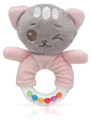 Immagine prodotto di Gatto sonaglio 18 cm rosa