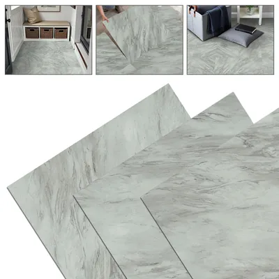 Produktbild von 15 Dielen PVC Bodenbelag Vinylboden Laminatboden Selbstklebend Bodenfliesen Bodenaufkleber, Je 60x60cm