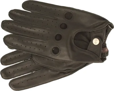 PEARLWOOD Guanti in pelle da uomo Steve per automobilisti in pelle di capra