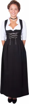 Produktbild von Dirndl Amber 96er Länge schwarz 38