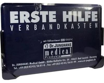 Productafbeelding van Verbanddozen met inhoud, conform DIN 13157-C, van kunststof, 1 stuk