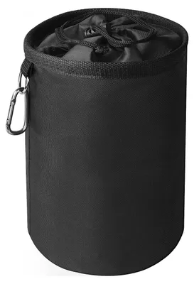 Produktbild von Wäscheklammerbeutel - Mit Zugkordelverschluss zum Aufhängen - Für bis zu 150-200 Wäscheklammern - Schwarz