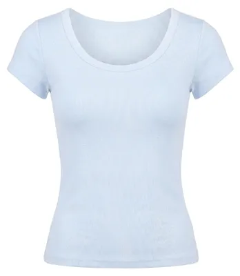 Image de T-shirt pour femmes DULCEY - bleu, taille XS