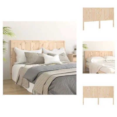 Produktbild von vidaXL Kopfteil 125,5x4x100 cm Massivholz Kiefer - Kopf- & Fußenden