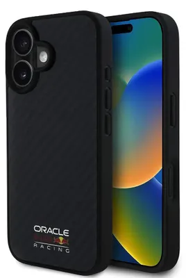 Immagine prodotto di Red Bull Rbhmp16S24Cfilsk Custodia rigida iPhone 16 6.1 Czarny/Nero Fibra di carbonio Logo lucido Magsafe
