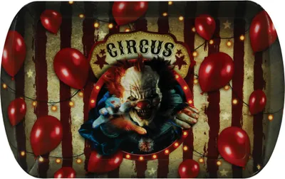 Produktbild von Horrorclown Circus Tablett als Halloween Tischdeko