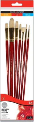 Zdjęcie produktu dla Daler Rowney Simply Oil Brush Natural Zestaw pędzli 7 szt.