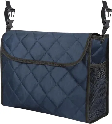 Imagen del producto de Bolsa impermeable para silla de ruedas, 39 x 30 cm, con gran capacidad de almacenamiento, ideal para sillas de ruedas y andadores