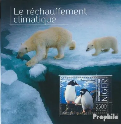 Produktbild von Briefmarken Niger 2013 Mi Block 252 (kompl. Ausg.) postfrisch Erderwärmung