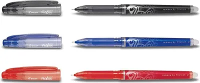 Produktbild von Pilot Frixion Point Tintenroller 3er-Set schwarz, blau, rot