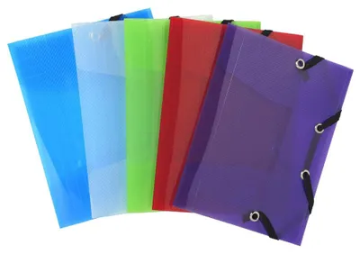 Obrázok produktu pre Exacompta 25x zakladač +3 chlopne elastický PP 12x16cm A6+ assorted 50700E