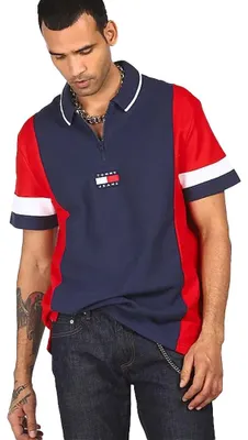 Produktbild von Tommy Hilfiger - Poloshirt für Herren NA611 (XS) (Marine/Rot/Weiß)