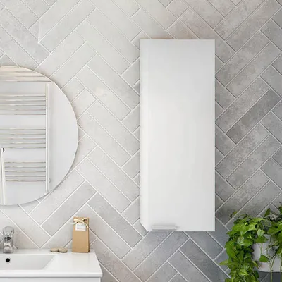 Immagine prodotto di Parga - Mobile Pensile, 30x85h cm Bianco Lucido, un Ripiano
