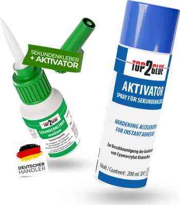 Produktbild von XXL Aktivator Sekundenkleber extra stark Alleskleber Set  medium