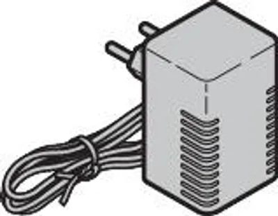 Productafbeelding van Hörmann stekkeradapter voor LED-lichtbalk (230VAC, 6VDC, 12W, geschikt voor LED-verlichting)