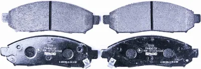 Produktbild von HELLA Bremsbeläge Satz Vorne Bremsklötze für NISSAN NP300 Navara Pickup (D40) 8DB 355 016-121