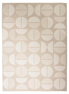 Produktbild von Outdoor Teppich - Capri Circles Beige Creme