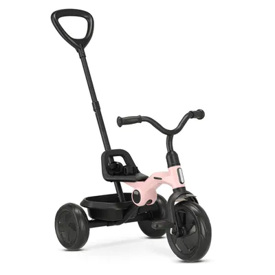 Produktbild von Deryan Drifter Dreirad mit Schiebestange - 4-in-1 Kinderfahrzeug - Rosa