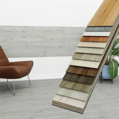 Produktbild von HEXIM Vinyldielen 0,97m² selbstklebend PVC Wandverkleidung Bodenbelag Holzoptik 91x15cm Paneele für Wand & Boden Holzdielen grau (7 Dielen Frosted Oak - 3402-9)
