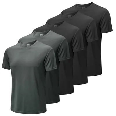 Productafbeelding van MEETWEE Heren T-shirt, korte mouwen, zomer, sportshirts, fitness, mannen, sneldrogend