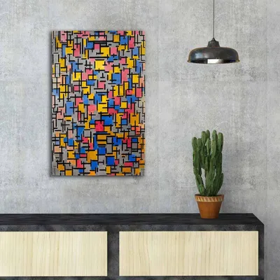 Produktbild von Wallity, FAMOUSART- CVT1439, Bunt, Leinwandbilder, 45 x 70 cm, 100% Wildleder -Leinwand