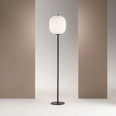 Produktbild von Fabas Luce Stehleuchte Domizia E27 Ø320mm Schwarz