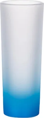 Produktbild von craftcut - Shot Glass - Frosted mit Farbverlauf - Light Blue - 3oz / ca. 90ml