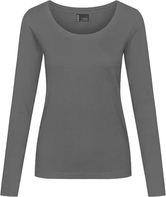 Produktbild von EXCD Langarmshirt Damen, Stahlgrau, S