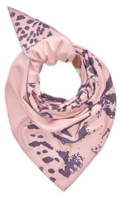 Produktbild von Codello (122) PRINTED TRIANGLE POLYESTER/VISCOSE LEOPARD rosa-128X128X180CM ROS2 ROS2 128/128X180CM