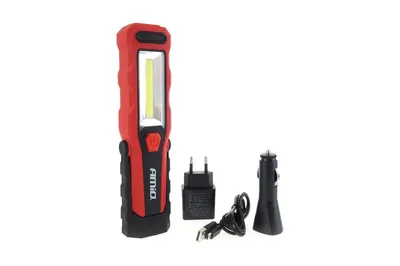 Image de Lampe Torche 3W Cob   1W Led, 1800Mah