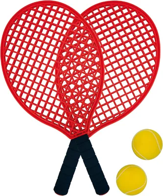 Produktbild von Beachtennis-Set mit 2 Schlägern und 2 Softbällen