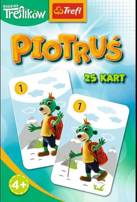 Produktbild von CUBES Cards PIOTRUŚ Treflik Family 08507 - Kartenspiel für Kinder
