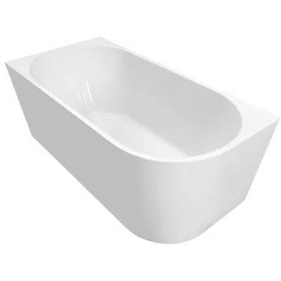 Produktbild von Freistehende Eckbadewanne Badewanne Wanne 170 x 80 x 46 cm Acryl weiß links
