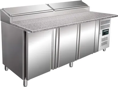 Produktbild von Belegstation, Granitarbeitsplatte - 1/3 Gn Modell Sh 2000, Maße: B 2000 X T 850 X H 1080-1140