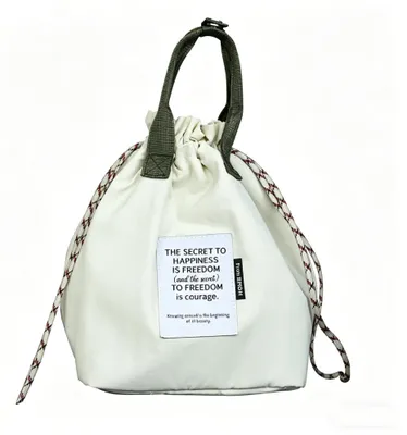 Isolierte Kühltasche, klappbar, wasserdicht, 4 l, weiß