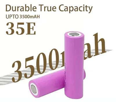 Produktbild von Lithium-Ionen Akku - 18650 Li-Ion - 3,7V 3500mAh wiederaufladbar - Dauerentladung 10A Hochstrom - 100 Stück Set
